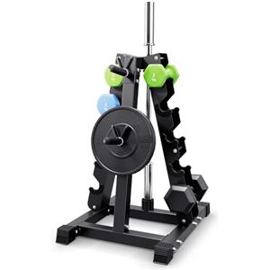 YOLEO Rack Palestra - Rastrelliera pesi Regolabile Porta pesi Palestra Casa, Porta Dischi Palestra pesi Pesanti Supporto per Manubri (Telaio ad A multifunzionale)