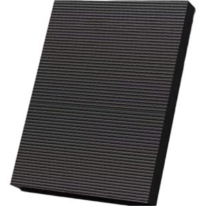 LatoYard Tappetino da yoga extra spesso 4 cm, per cuscino di alta qualità, antiscivolo, tappetino per esercizi per casa, palestra, pilates, allenamento, supporto per ginocchio 55 x 45 cm (nero, 40 x