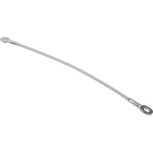 Drawup Cavo di ricambio per palestra domestica da 382 mm, per esercizi di stepper e stepper con movimento fluido, lunga durata, argento (360 mm)