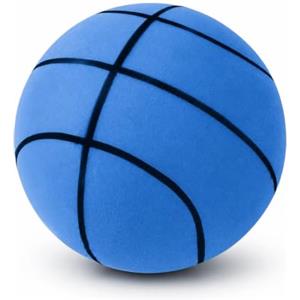 bechoanigel Silent Basketball - Pallacanestro silenzioso in schiuma, per allenamento al chiuso, senza aria per giocare a casa, pallone da allenamento silenzioso, per appartamento e cameretta dei
