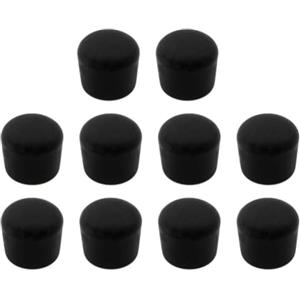 Tufgo Tappo terminale per canna da biliardino, 15,8 mm, copertura in plastica nera per riparazione di calcio balilla, impugnatura sicura, protezione per bambini, uso in casa, sala giochi, diametro esterno