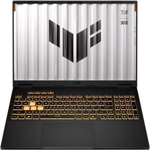 ASUS TUF Gaming F16 FX608JMI#B0GQH7ZDN4, Notebook con display 16" IPS Anti-glare, 144Hz, Intel® Core™ i7 Processor 14650HX, Nvidia GeForce RTX 5060, RAM 16GB, 1TB SSD, WIN11 Home, Grigio