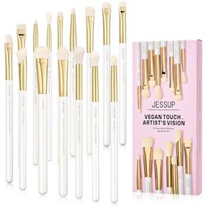 Jessup set pennelli occhi 15 pezzi sfumatura eyeliner sopracciglia T519