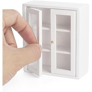 Odoria Mobili in Miniatura 1/12 Armadio Legno Accessori Casa Bambole