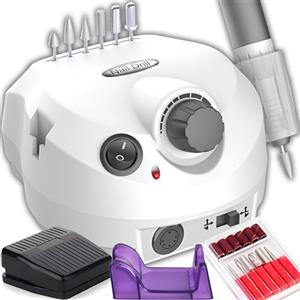 Retoo Presa per Unghie, Manicure e Pedicure Elettrico, Fresa per Unghie Professionale Portatile, Nail Drill Set Manicure Elettrico 35000RPM