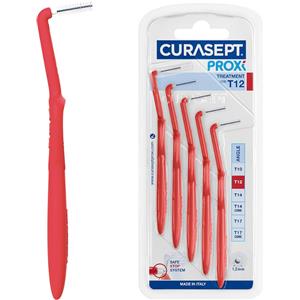 Curasept Proxi Angle Treatment T12 Iso 3 Scovolino Rosso 5 Pezzi Scovolini