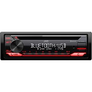 JVC KD-T822BT - Bluetooth Autoradio - Rood (KDT822BT)