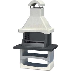 Barbecue in muratura Salamanca con parafiamma Inox e griglia 77x45 cm