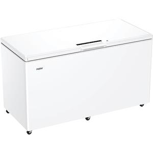 Haier Serie 7 Congelatore a Pozzetto, 508 Litri, Funzione Fast Freeze, Trattamento Antibatterico, Temperatura Regolabile, Luce LED, Classe E, 154,5 x 75 x 89 cm, Bianco - HCE520E