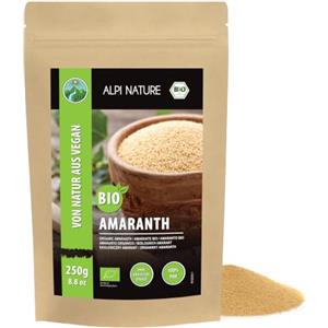 Alpi Nature Amaranto BIO Integrale 250g, Grani di Amaranto Crudi Interi, Non Dolcificati, Senza Glutine