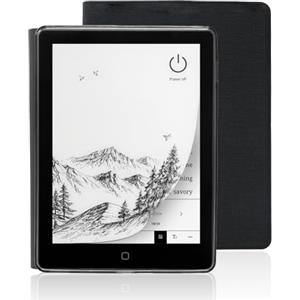Veidoo - Lettore eBook da 6 pollici con grande schermo E-Ink, 32GB ROM, 758 x 1024, 212 DPI, SMARTlight regolabile, lettore E-book Android, altoparlante integrato, tablet E-Ink con WiFi e cover (Nero)