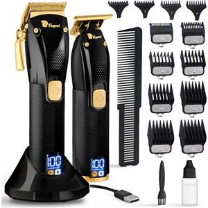 Fagaci Tagliacapelli Uomo Professionale con Potenza Turbo e Taglio Preciso, 5H/3H Batteria, Macchinetta Capelli, Rasoio e Trimmer, Taglia Barba Elettrico