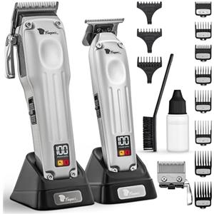 Fagaci Tagliacapelli Uomo Professionale con Precisione Superiore, Affilatura 5 Volte Più Duratura Tagliacapelli Professionale, Motore Brushless Macchinetta per Capelli 0mm, Rasoio Capelli Uomo 0 mm