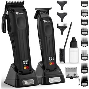 Fagaci Tagliacapelli Uomo Professionale con Precisione Superiore, Affilatura 5 Volte Più Duratura Tagliacapelli Professionale, Motore Brushless Macchinetta per Capelli 0mm, Rasoio Capelli Uomo 0 mm