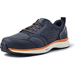 Timberland PRO Reaxion NT FP ESD S3, Calzatura Antincendio e Antinfortunistica, Uomo, Nero/Arancione, 39 EU