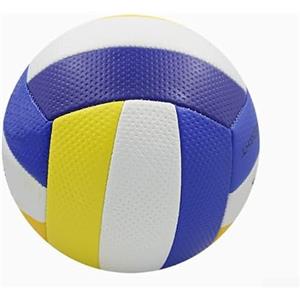 ZUZZEE Pallone da pallavolo cucito a macchina, taglia 5, per giovani e adulti, palla in PVC per allenamento indoor e giochi all'aperto (A)
