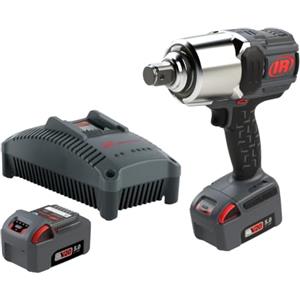 Ingersoll-Rand W8191-K2-EU 1" Avvitatore a Impulsi Cordless 20V Kit con 2 Batterie, 2710 Nm, Anello di Frizione, Pistol Grip