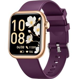 TAOPON Smartwatch da donna Fitness Tracker da donna: orologio intelligente da donna da 1,83 pollici, risponde e chiama, con iP67, cardiofrequenzimetro, monitoraggio del sonno, contapassi, oltre 120 orologi