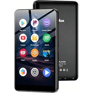 Diofox Lettore MP3 160GB Bluetooth WiFi, Android 13.0 Lettore MP3 MP4 Portatile con Touchscreen 4,02 Pollici 1080P, Spotify, Audible, Amazon Music, Player Store, Suono HiFi Lettore Musicale Digitale
