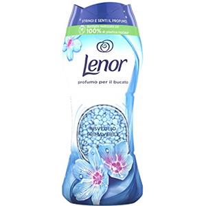 Lenor Perle Profumatore Bucato Lavatrice,210 g, Risveglio primaverile, Intensificatore di Profumo Bucato per un'Esplosione di Freschezza, 100% Plastica Riciclata