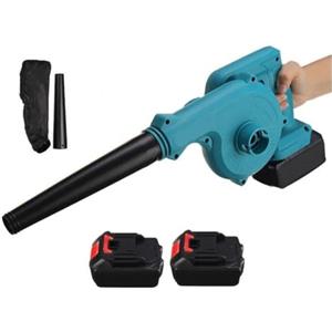 OISE ART STORE Trade Shop - Soffiatore Aspiratore per Foglie A Doppia Batteria Ricaricabile 36 V 2.0ah
