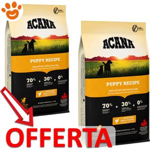Acana Dog Puppy Medium Breed - Offerta [PREZZO A CONFEZIONE] Quantità Minima 2, Sacco Da 11,4 Kg