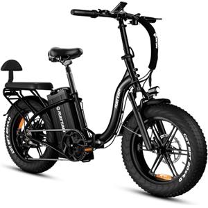 Rattan LM/LF PRO/Ultra Bicicletta Elettrica Pieghevole per Adulti, Batteria Rimovibile 48V 40,5Ah/18Ah 1944Wh/864Wh, Autonomia 195 km /120 km, 2 Posti (Black, LM Ultra (40.5AH))