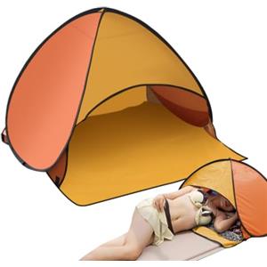 Generico Tenda da spiaggia - Tenda di protezione automatica dall'ombra con tettuccio