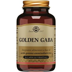 SOLGAR IT. MULTINUTRIENT SpA Solgar - Golden Gaba 50 Capsule Vegetali - Integratore di GABA per la Calma e il Benessere Mentale