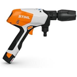 STIHL Rondella a pressione a batteria RCA 20, con 2 batterie AS 2 e caricatore AL 1, idropulitrice, batteria, perfetta per terrazze e vialetti, attrezzi da giardino