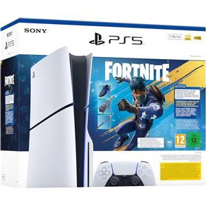 Sony Interactive Entertainment Console Sony PlayStation 5 PS5 Slim 1TB Standard Edition + Bundle Fortnite Flowering Chaos