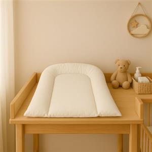 EASY DORT | Materassino fasciatoio 70 x 45 cm | Piano fasciatoio inclinato 45 x 70 cm | Lavabile & Impermeabile | Bordi rialzati | Protezione della testa | Cotone con rivestimento acrilico | Made in
