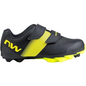 Northwave Hammer Junior - Scarpe da Ciclismo MTB Bambino | Scarpe Mountain Bike | Giallo Taglia 36