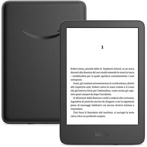 Amazon RS23CV Kindle Ebook Reader 6'' 16 GB Wi-Fi schermo antiriflesso illuminazione frontale regolabile colore Nero