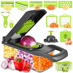 Lociban 16 in 1 Taglia Verdure, Mandolina per Verdure