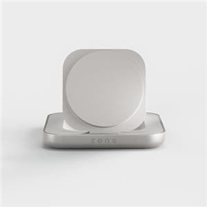 OtterBox Zens Magnetic Nightstand Wireless Charger (2026), MagSafe & Qi2 15W Wireless Charger per iPhone/AirPods, Adattatore da 20 W Incluso (EU/UK/US) Con Cavo da 1,5 m Integrato, Bianca