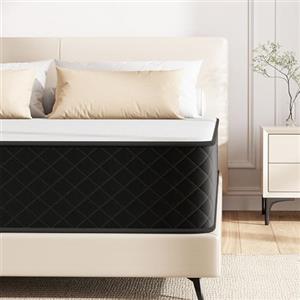 Matoresu Materasso 120 x 200 cm, 7 zone, grado di durezza H3 altezza/certificato Öko-Tex, 25 cm, materasso a molle insacchettate con memory foam, 120 x 200 x 25 cm