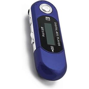 Suammiitstrieadea Mini lettore MP3 2 in 1 supporta 32G TF Card USB 2.0 piccola chiavetta USB lettore musicale LCD leggero con jack audio da 3,5 mm per blu