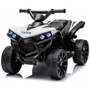 GarveeHome Quad ATV Elettrico Ricaricabile 6V Per Bambini, Veicolo Cavalcabile Con Luci Riproduzione Musicale e Clacson Integrato, Velocità Regolabile 1,5-3 Km/h, Sicuro Per Bambini a Partire Da 3 Anni