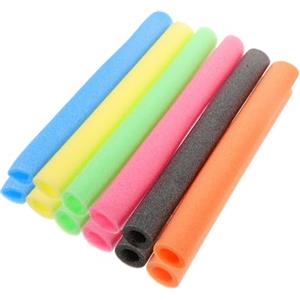 SAFIGLE Set 12 Pezzi Tubo Salvagente per Piscina in Schiuma, Copertura Protettiva per Pali Trampolino, Facile Installazione per Sicurezza Stili Multipli