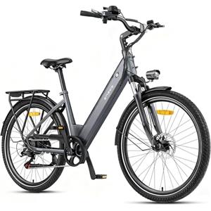 ENGWE Bici Elettrica-con App e Batteria da 36 V 13 Ah, Sensore di Coppia e Freno Idraulico, Pneumatici da 27,5 x 1,75, Motore da 250 W e 25 km/h, Autonomia fino a 120 km, P275 SE (Grigio)