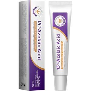 JYXTOR Crema Antiacne,crema all'acido azelaico al 15%, Regola la Produzione di sebo della pelle e la Pulisce a Fondo, 20 g(1 pezzi)(AA)