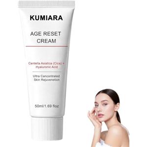 VLSVLS Kumiara Crema Coreana, Kumiara Crema Coreana Age Reset Cream, Kumiara Crema Viso Idratante Con Centella Asiatica (Cica) E Acido Ialuronico, Idrata E Idrata, Per Tutti I Tipi Di Pelli 50ml