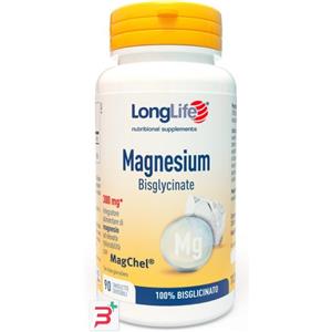 LONGLIFE SRL LONGLIFE MAGNESIUM BISGLYCINATE 90 TAVOLETTE DIVISIBILI SENZA GLUTINE