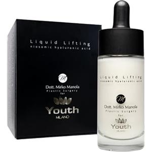 Youth Milano - Crema Viso Antirughe Liftante 30 ml, Siero Viso Acido Ialuronico ad Alta Concentrazione, Uomo Donna, Trattamento Anti-Età con Niosomi, Crema Acido Ialuronico