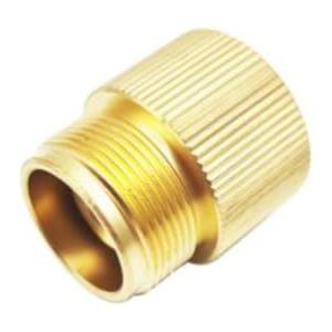 EffiFish Adattatore per bombola di gas in ottone da CGA600 a 7/16Z, connettore a vite per cartuccia di gas per fornello da campeggio, lanterna, picnic, cilindro isobutano, leggero, 85 g