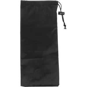 BESTOMZ Borsa Organizer Pieghevole Nero Porta Bastoncini da Trekking in Poliestere Compatta e Portatile per Massimo 2 Bastoni da Trekking, per Escursionismo e Campeggio