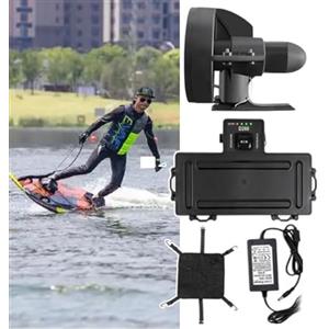Vickyyy Tavola da surf elettrica motorizzata, velocità 4-5 km/h, pinna surf e sup, pinna elettrica a batteria, motore per tavola da surf, canottaggio, kayak, pesca, barca, pacchetto propulsione