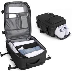 BJLFS Borse da Cabina per Ryanair 40×30×20 Zaino da Viaggio Aereo Bagaglio a Mano 40x20x25 Easyjet 45×36×20 Bagaglio a Mano Wizzair 40x30x20 Zaino Casual per Laptop da 14 Pollici