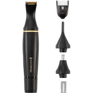 Remington Taglia peli Naso, Orecchie Professionale Indolore, Taglia peli multiplo [rifinitore per peli del naso, orecchie, sopracciglia, regolabarba], lama titanio, testina 1-5 mm, a batteria, NE7000